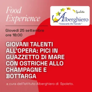 Giovedì 25 settembre, ore 18:00